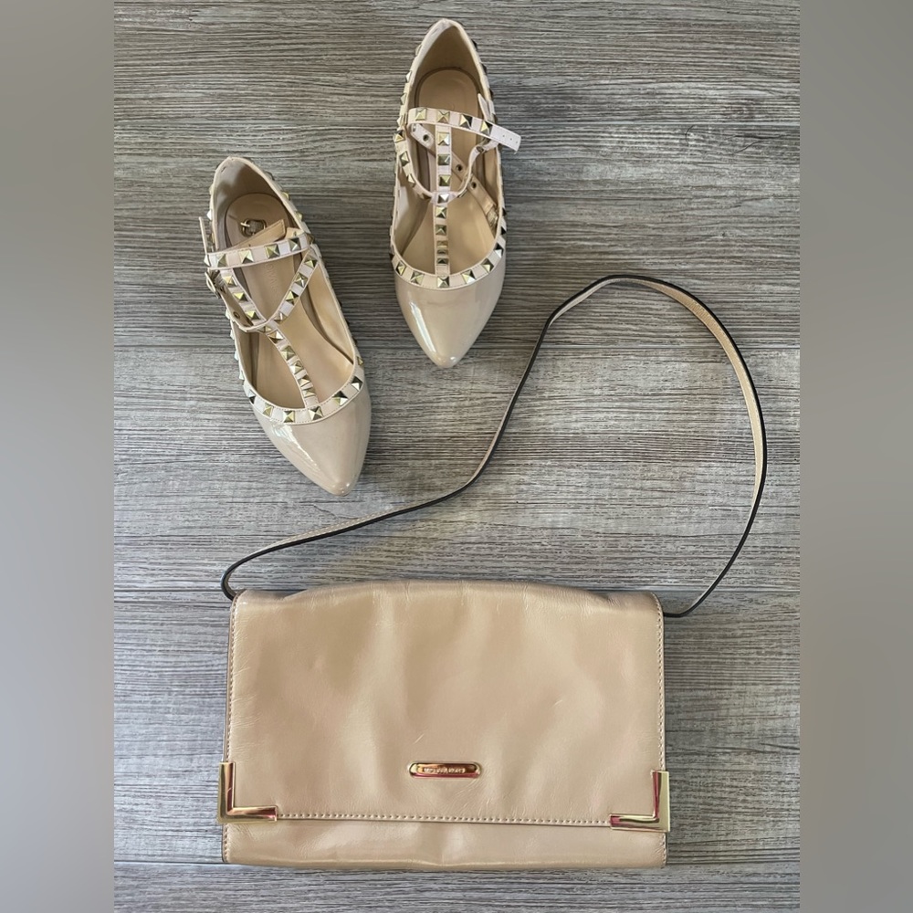 Michael Kors Jet Ser Large Patent Leather Purse (clutch)